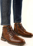 Men’s Ankle Boots | Side Zip | PU Leather Rugged Sole