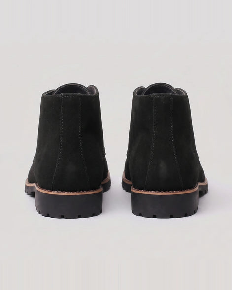 Men's Black Slip-On Ankle Boots PU Leather, Sizes 5–12 – Valedrian — view 2
