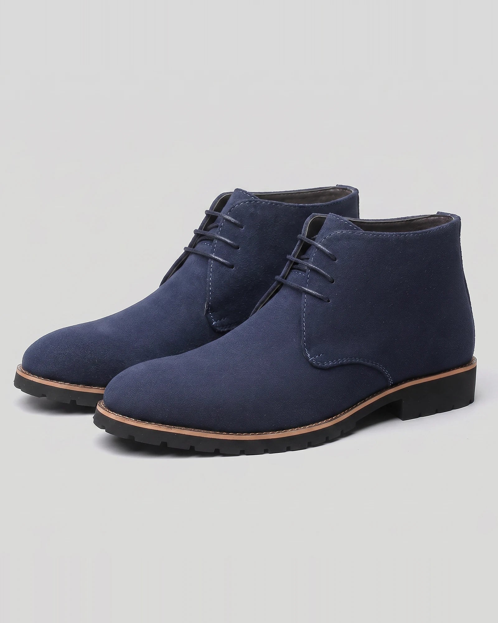 Men's Black Slip-On Ankle Boots PU Leather, Sizes 5–12 – Valedrian — view 9
