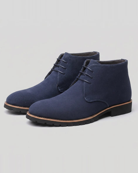 Men's Black Slip-On Ankle Boots PU Leather, Sizes 5–12 – Valedrian — view 9