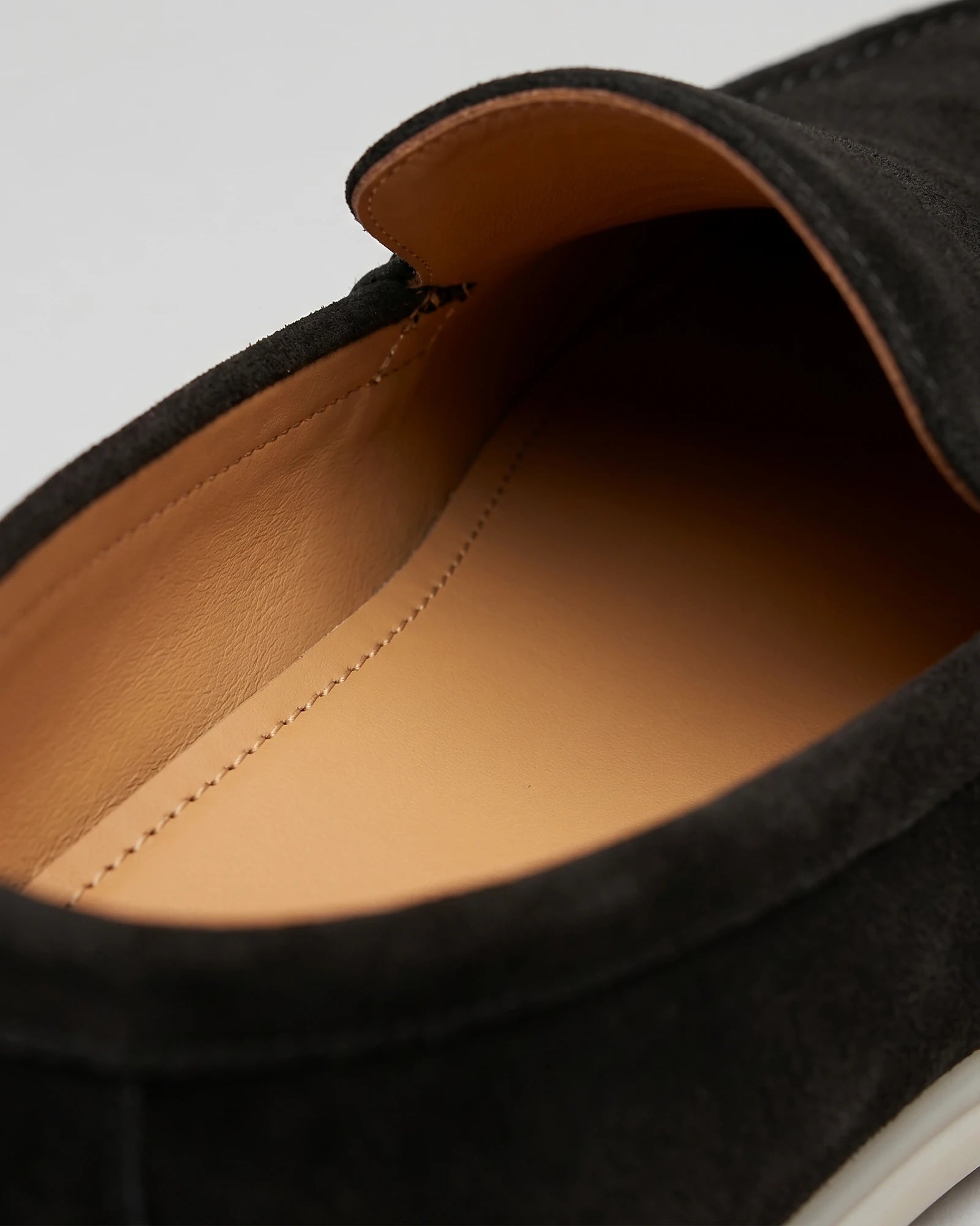 Men's Black Suede Loafers – Rubber Sole, UK 6–10 | Valedrian — view 4