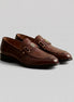 Men's Brown Oxford Dress Loafers Slip-On Formal Smart Sizes 6–9.5 – Valedrian