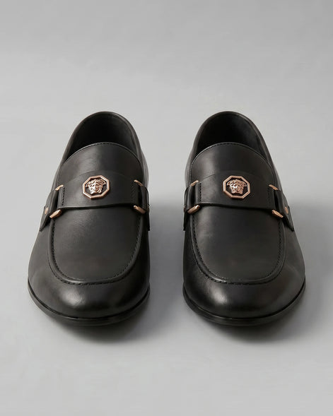 Men's Brown Oxford Dress Loafers Slip-On Formal Smart Sizes 6–9.5 – Valedrian — view 6