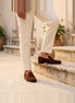 Men's Brown Penny Loafers Slip-On Shoes Sizes 5–9.5 – Valedrian