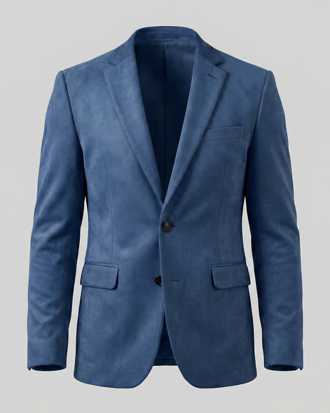 Men's Casual Blazer Green / Grey Single Button Tailored Fit – Valedrian — view 15