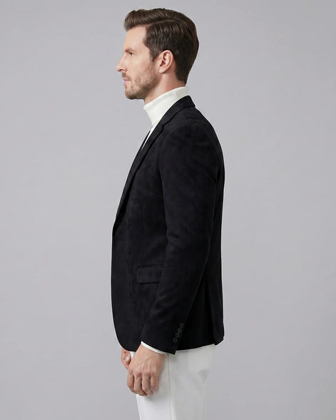 Men's Casual Blazer Green / Grey Single Button Tailored Fit – Valedrian — view 7