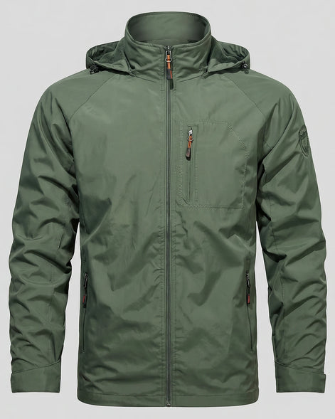 Men's Casual Softshell Hooded Jacket Black Blue M–4XL - Valedrian — view 16