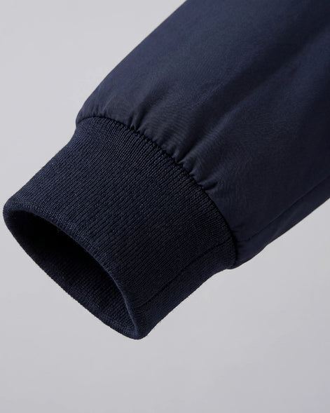Men's Casual Stand Collar Jacket Black Grey Lightweight - Valedrian — view 14