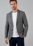 Men's Checked Casual Blazer Grey Beige Sizes M–4XL – Valedrian