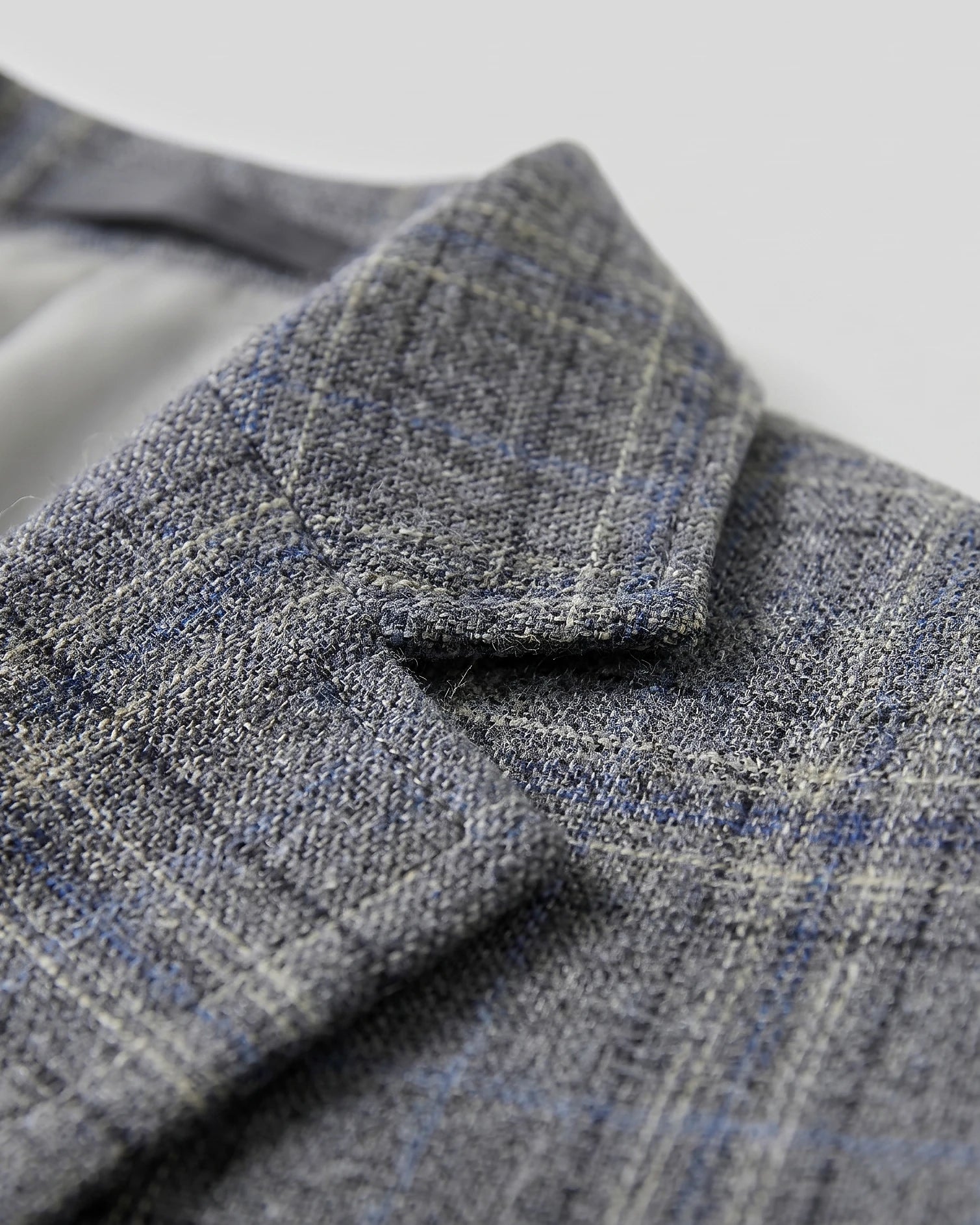 Men's Checked Casual Blazer Grey Beige Sizes M–4XL – Valedrian — view 7