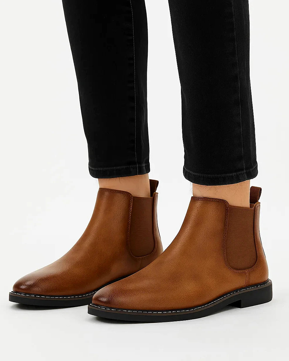 Chelsea Boots | Retro Slip-On | Synthetic Leather — view 10