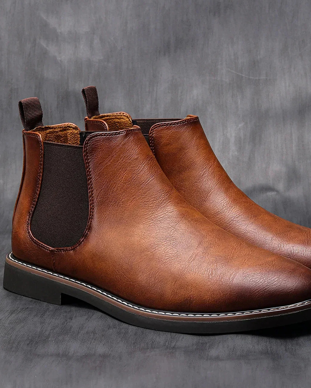 Chelsea Boots | Retro Slip-On | Synthetic Leather — view 2
