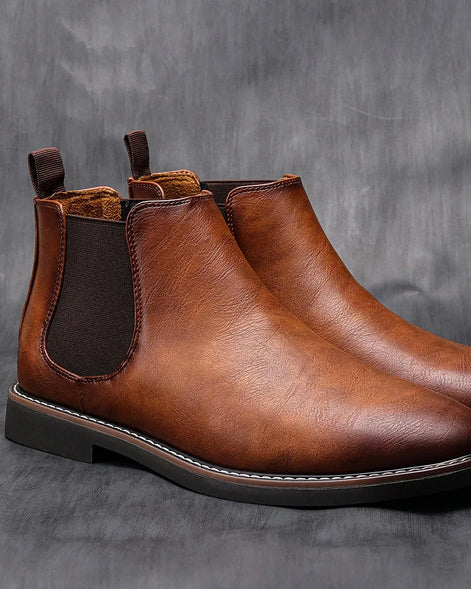 Chelsea Boots | Retro Slip-On | Synthetic Leather — view 2