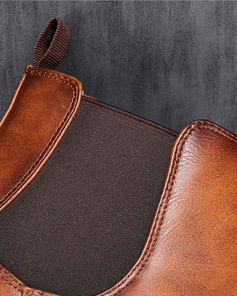 Chelsea Boots | Retro Slip-On | Synthetic Leather — view 3