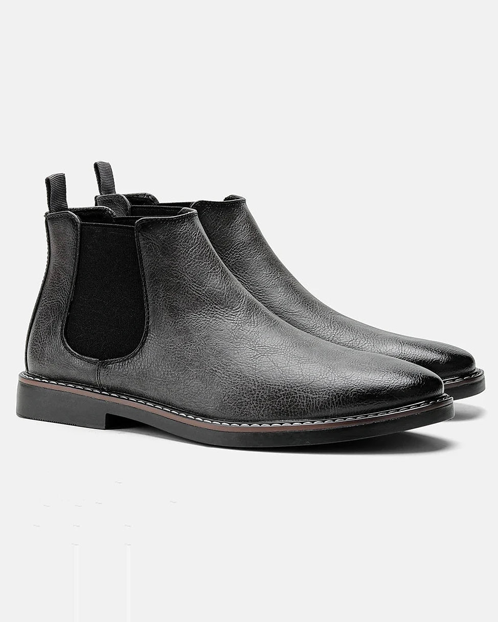 Chelsea Boots | Retro Slip-On | Synthetic Leather — view 6