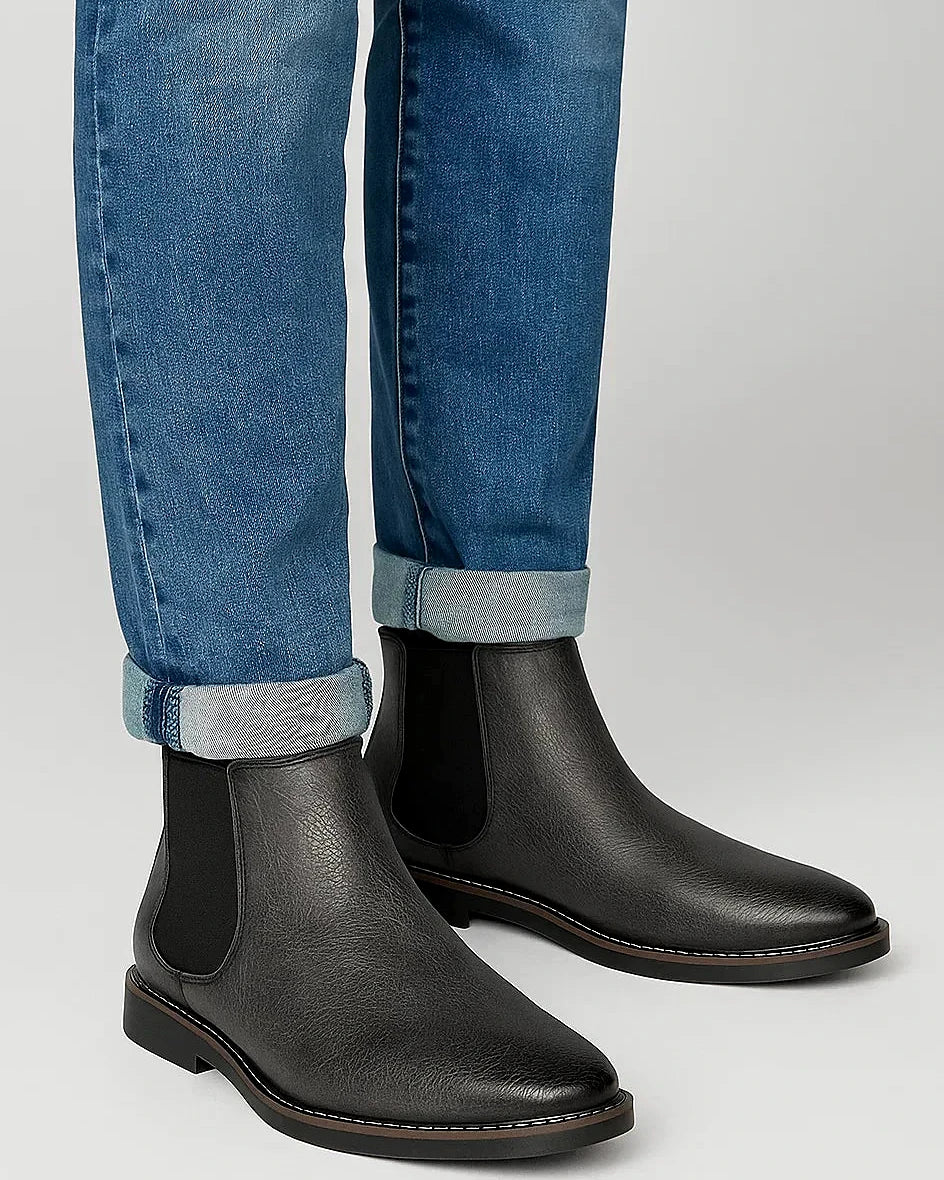 Chelsea Boots | Retro Slip-On | Synthetic Leather — view 9