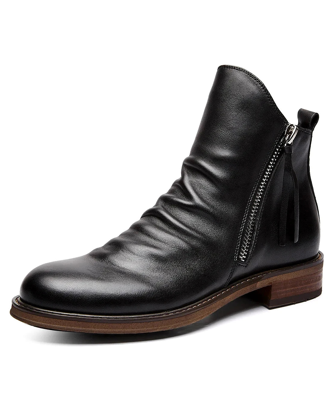 Chelsea Boots | Side Zip Leather Ankle Boot — view 3