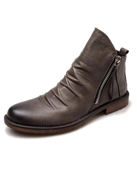 Chelsea Boots | Side Zip Leather Ankle Boot — view 4