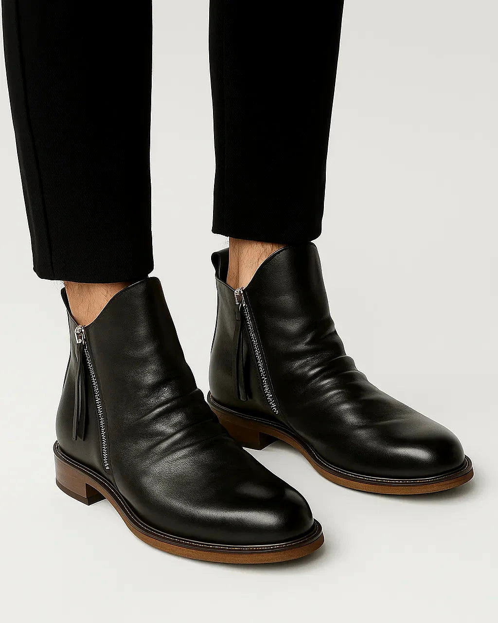 Chelsea Boots | Side Zip Leather Ankle Boot — view 5