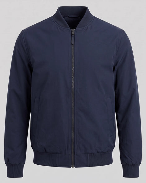 Men's Classic Bomber Jacket Polyester Regular Fit Sizes S–5XL – Valedrian — view 10