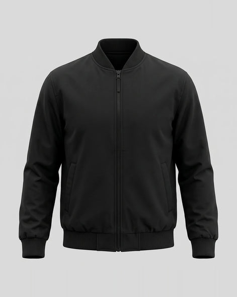 Men's Classic Bomber Jacket Polyester Regular Fit Sizes S–5XL – Valedrian — view 5