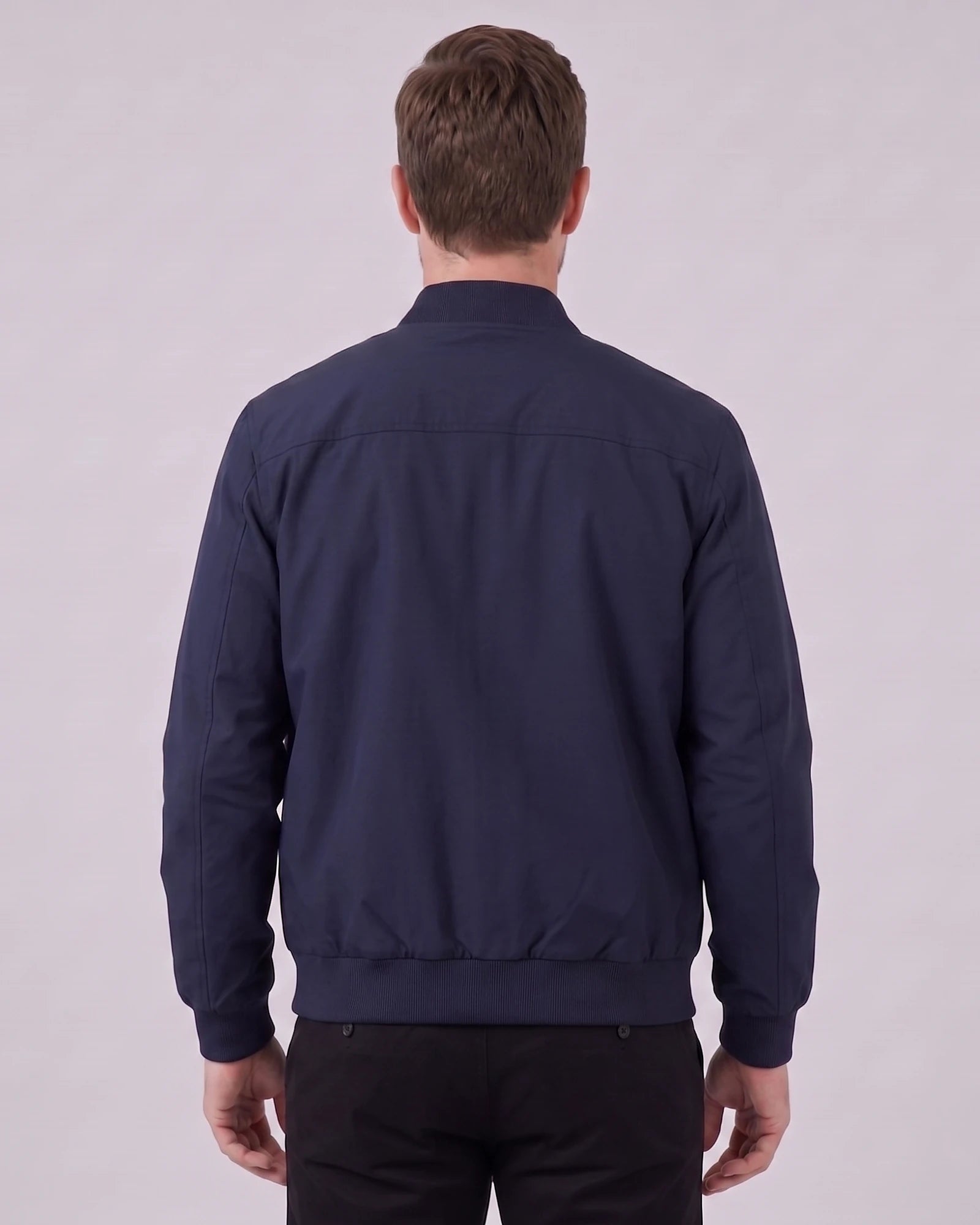Men's Classic Bomber Jacket Polyester Regular Fit Sizes S–5XL – Valedrian — view 8