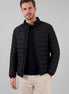 Men's Diamond Quilted Puffer Jacket Black Navy Lightweight Spring – Valedrian