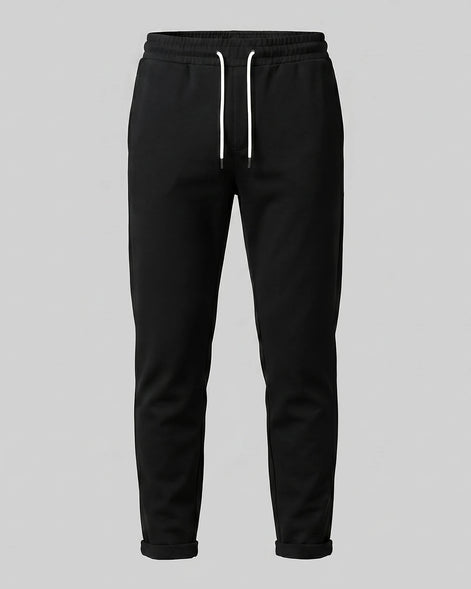 Men's Drawstring Tailored Trousers – Gray & Black, S–3XL | Valedrian — view 10