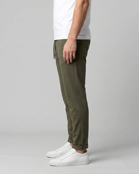 Men's Drawstring Tailored Trousers – Gray & Black, S–3XL | Valedrian — view 12
