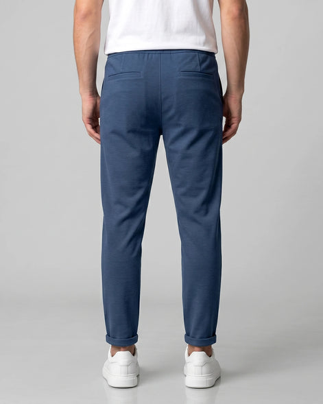 Men's Drawstring Tailored Trousers – Gray & Black, S–3XL | Valedrian — view 23