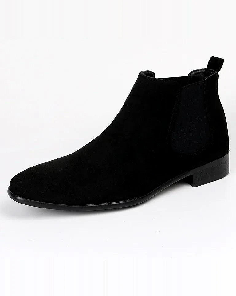 Chelsea Boots | Faux Suede | Slip-On | Low Heel — view 5