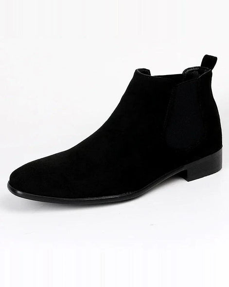 Chelsea Boots | Faux Suede | Slip-On | Low Heel — view 5
