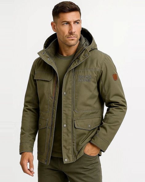 Hooded Parka Jacket | Cotton Lined | Winter Outerwear