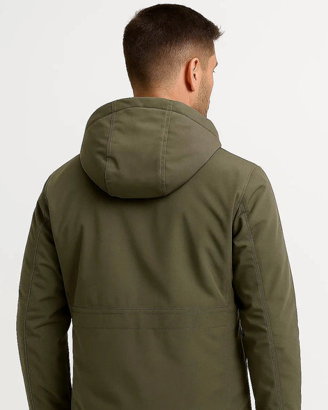 Hooded Parka Jacket | Cotton Lined | Winter Outerwear — view 2
