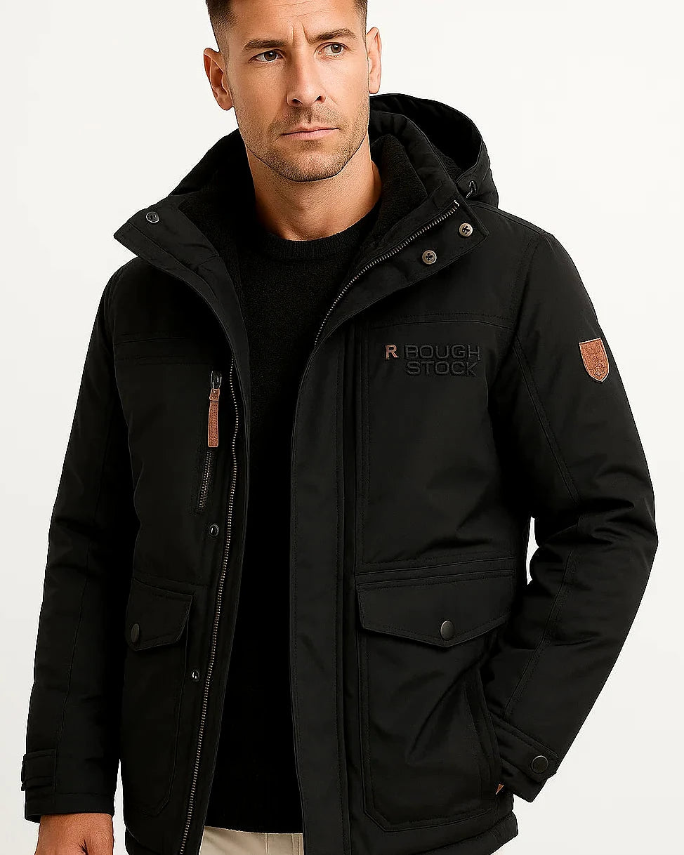 Hooded Parka Jacket | Cotton Lined | Winter Outerwear — view 4