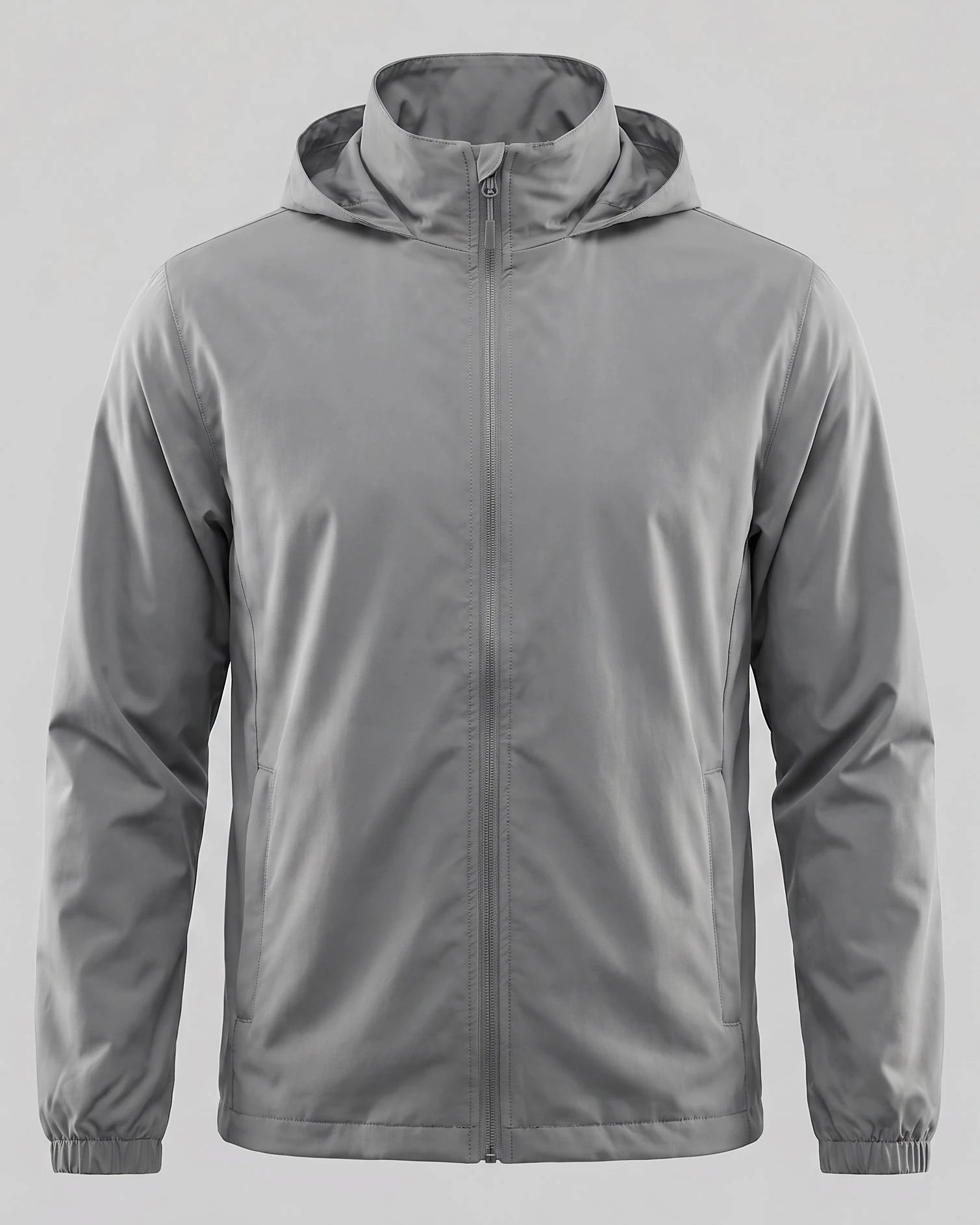 Men's Hooded Windbreaker Jacket Woven Fabric Black Blue M–5XL - Valedrian — view 15
