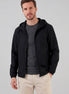 Men's Hooded Windbreaker Jacket Woven Fabric Black Blue M–5XL - Valedrian
