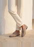 Men's Horsebit Loafers Beige Slip-On Shoes Sizes 5–9.5 – Valedrian