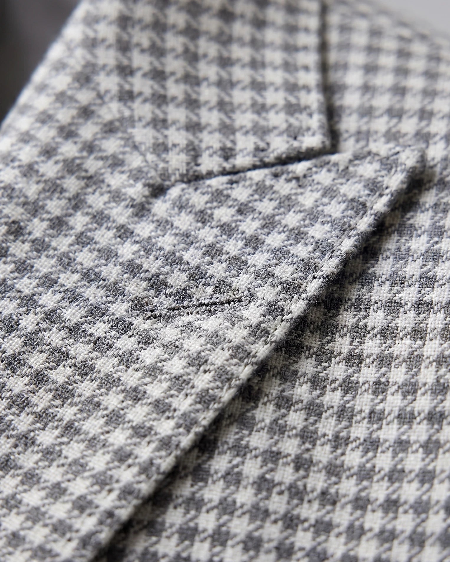 Men's Houndstooth Blazer Jacket Lightweight Blend Black Pink XS–3XL - Valedrian — view 4