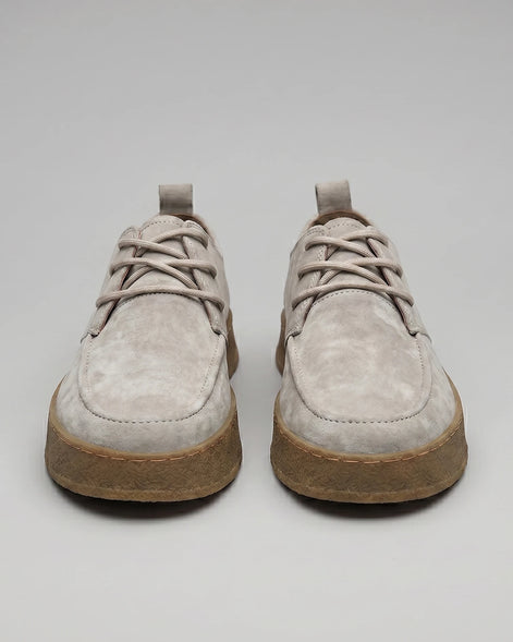 Men's Lace-Up Casual Shoes Grey Non-Slip Sole - Valedrian — view 10