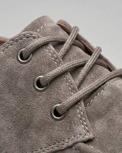 Men's Lace-Up Casual Shoes Grey Non-Slip Sole - Valedrian — view 4