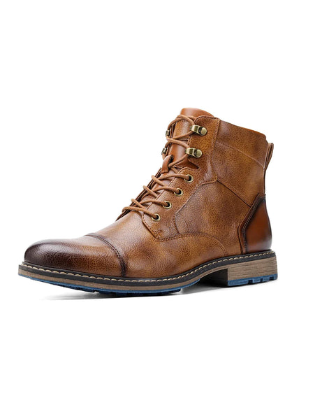 Men's Lace-Up Leather Boots | Split Leather | The Core Collection — view 3