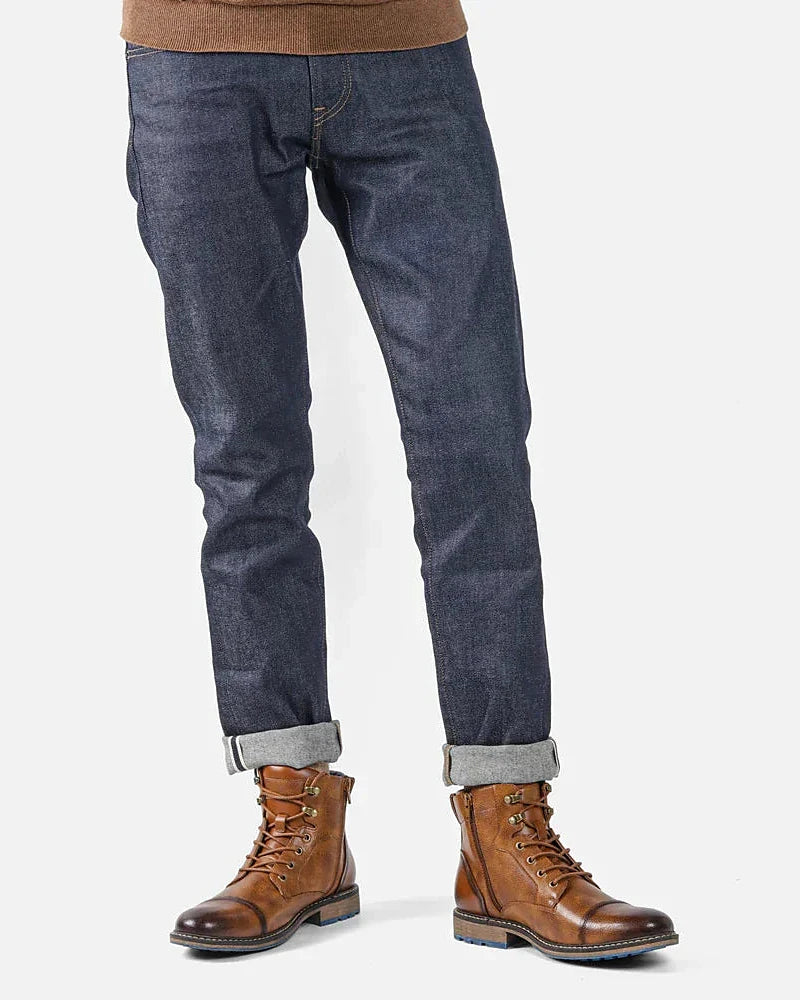 Men's Lace-Up Leather Boots | Split Leather | The Core Collection — view 4