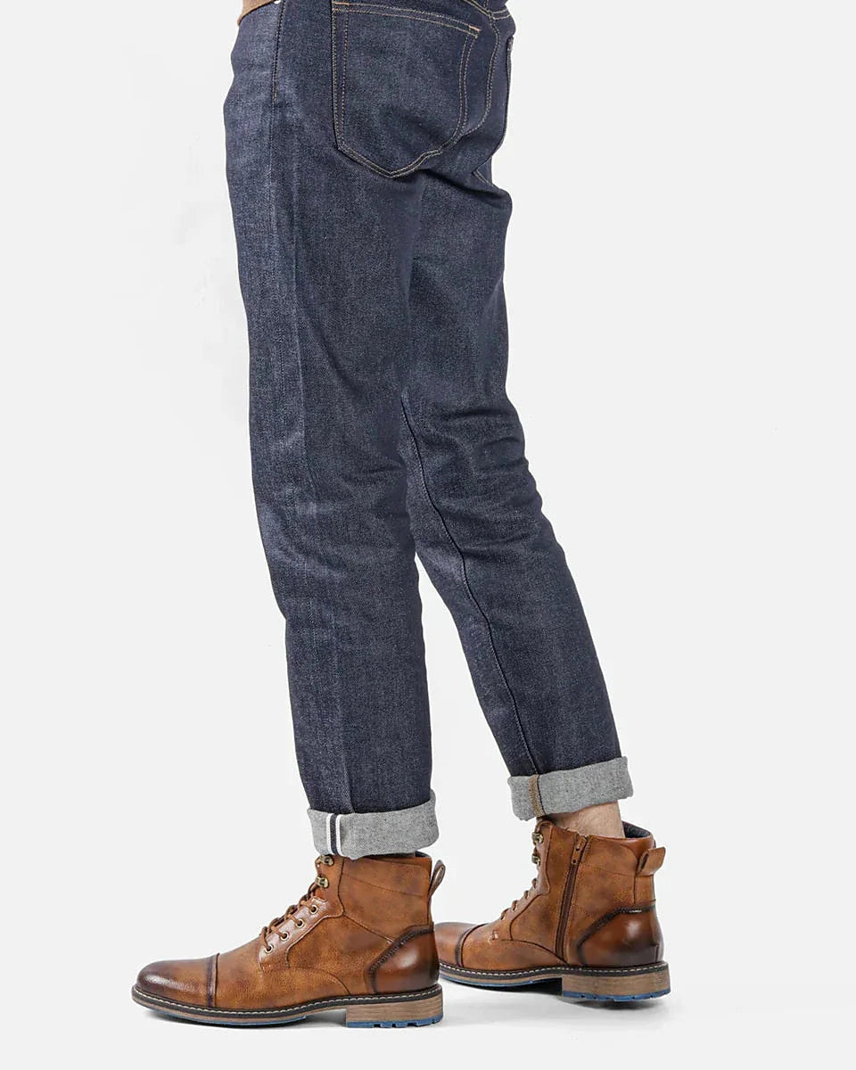 Men's Lace-Up Leather Boots | Split Leather | The Core Collection — view 5