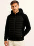 Men's Lightweight Down Hoodie | Quilted Spliced Design | Autumn-Winter