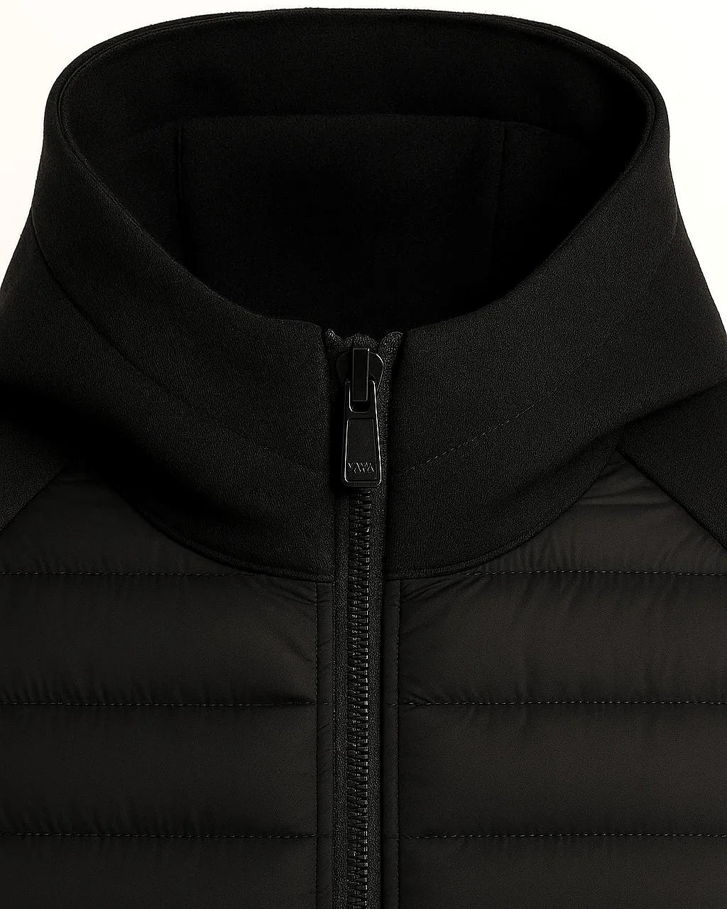 Men's Lightweight Down Hoodie | Quilted Spliced Design | Autumn-Winter — view 2