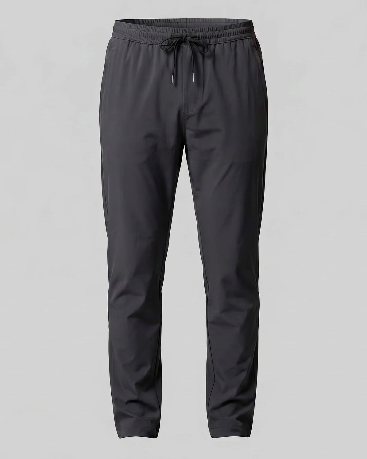Men's Lightweight Nylon Drawstring Trousers Black & Gray Sizes M–4XL – Valedrian — view 10