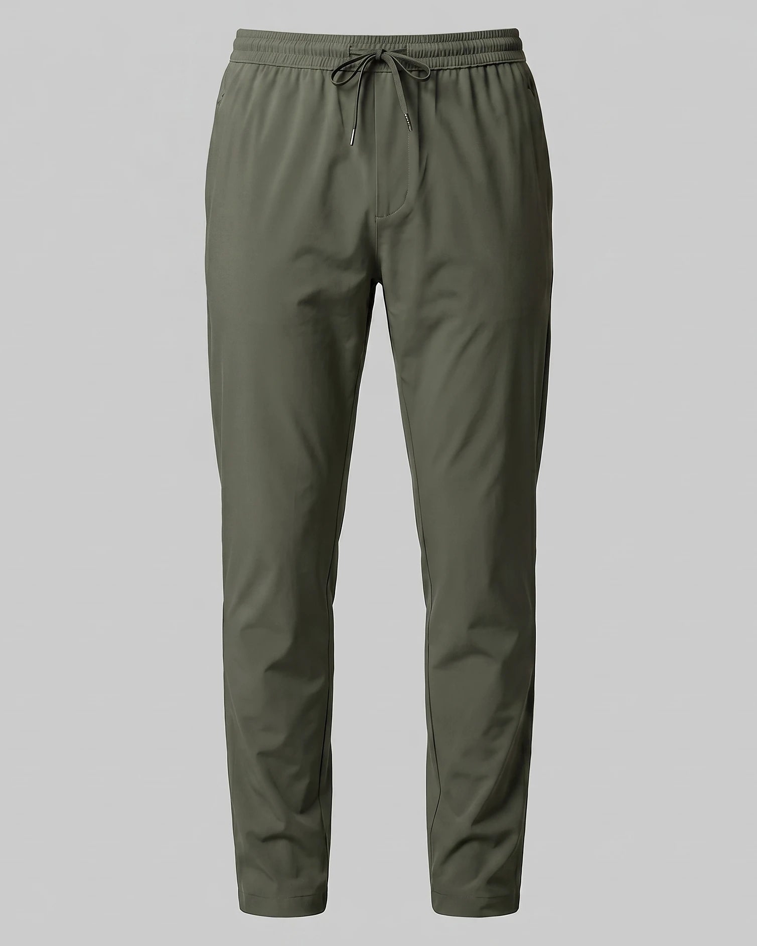 Men's Lightweight Nylon Drawstring Trousers Black & Gray Sizes M–4XL – Valedrian — view 15