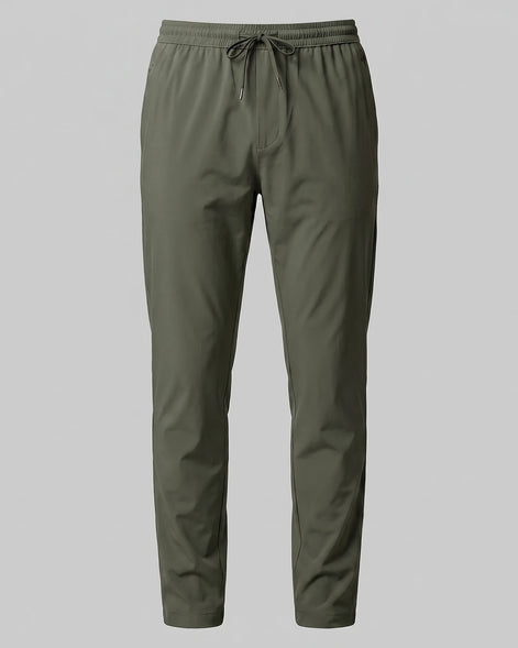 Men's Lightweight Nylon Drawstring Trousers Black & Gray Sizes M–4XL – Valedrian — view 15