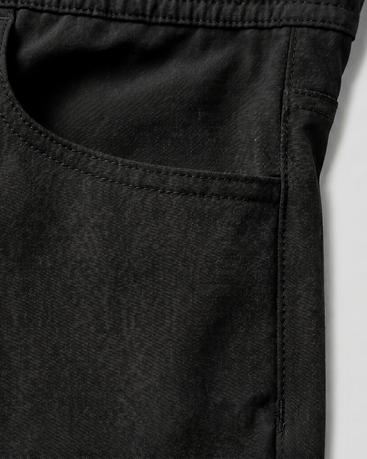 Men's Lightweight Nylon Drawstring Trousers Black & Gray Sizes M–4XL – Valedrian — view 4